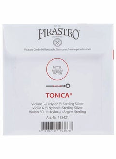 Generic Pirastro Tonica Violin Strings  – 4/4 Size, Medium Tension  - Image 3