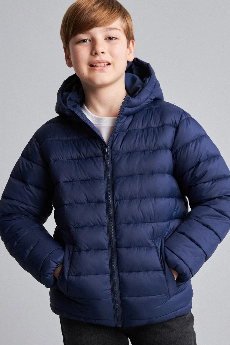 ديفاكتو Boy Hooded Puffer Jacket
