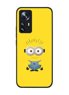 Stylizedd Rugged Black edge case for Xiaomi 12 Pro Slim fit Soft Case Flexible Rubber Edges Anti Drop TPU Gel Thin Cover - Minion 3  - Image 1