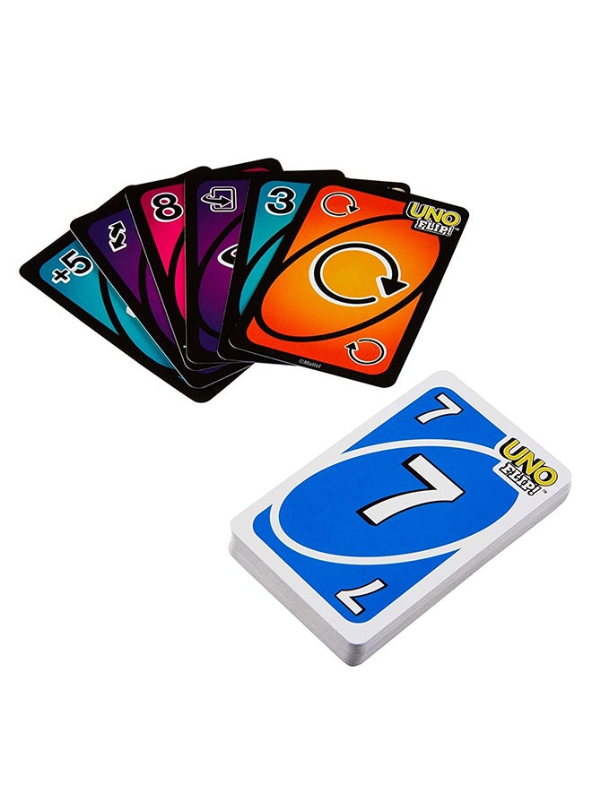 Uno Casa - Uno Flip! Card Game Double Sided Cards And Special Flip For Parties - Image 1