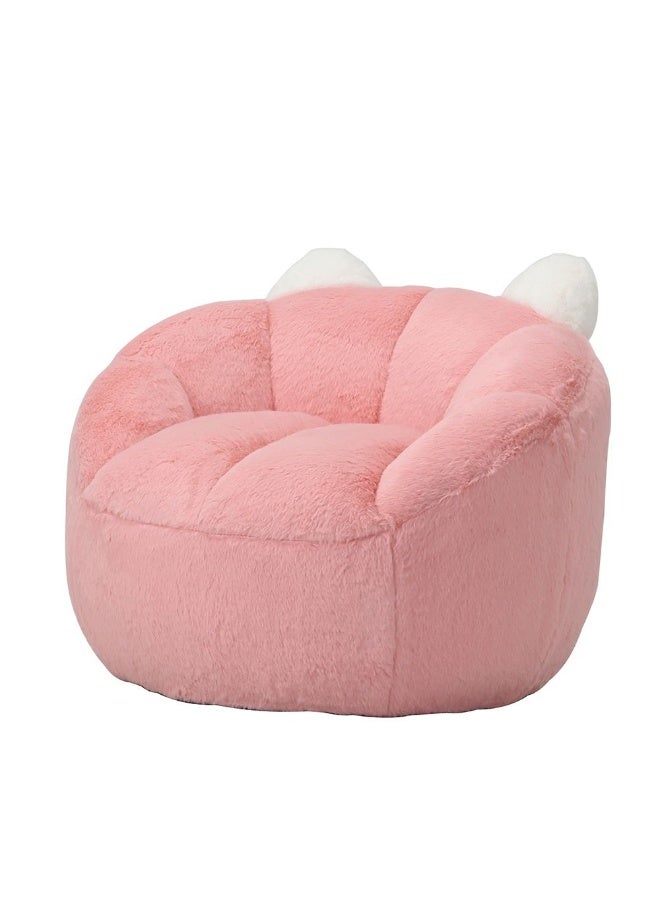 DANUBE HOME Mini Kids Lounger – Cozy, Stylish Toddler Lounge Chair, Ideal For Bedroom, Playroom, Or Reading & Relaxing – Light Pink - Image 3