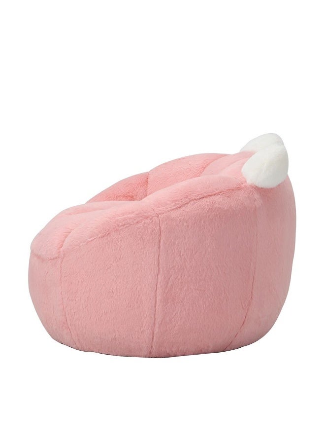 DANUBE HOME Mini Kids Lounger – Cozy, Stylish Toddler Lounge Chair, Ideal For Bedroom, Playroom, Or Reading & Relaxing – Light Pink - Image 5