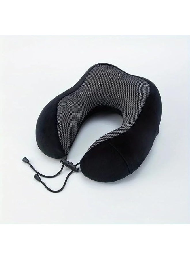 Compact and lightweight travel pillow, comfortable and easy to carry neck support pillow for plane and car trips