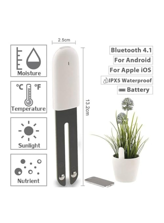 Generic NALACAL Plant Water Meter 4 in 1,Plant Water Monitor,Automatically detect Moisture/Temperature/Light/Fertility,Can Connect to Mobile Phone via Bluetooth,Hygrometer Sensor for Indoor Plants (1pc)  - Image 2