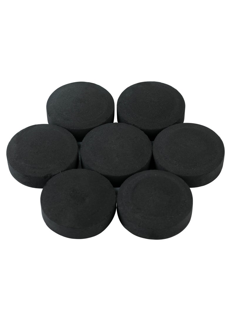 طيبة فحم بخور طيبة – سريع الاشتعال، عديم الرائحة، جودة عالية، حرارة ثابتة ومناسب جداً للعود والبخور، قليل الرماد – 2 علبة × 80 قرص (إجمالي 160 قرص، حجم 33 ملم) - Image 3