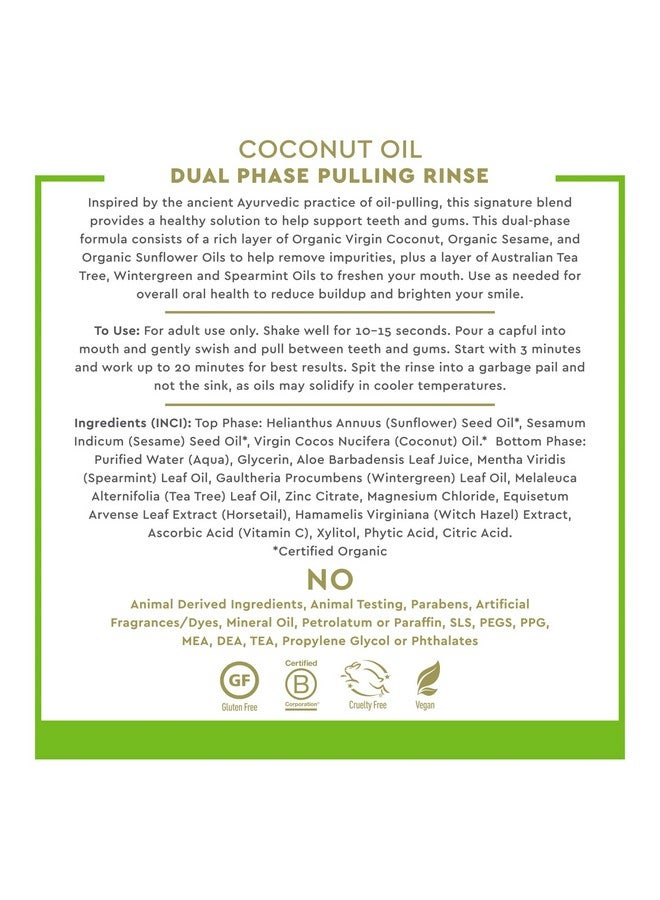 غسول سحب مزدوج المرحلة من زيت جوز الهند من Desert Essence، نعناع، 8 أونصة سائلة - خالٍ من الكحول والسكر والغلوتين ونباتي وغير معدّل وراثيًا - زيت جوز الهند البكر العضوي وزيت السمسم وزيت عباد الشمس وزيت شجرة الشاي - Image 5