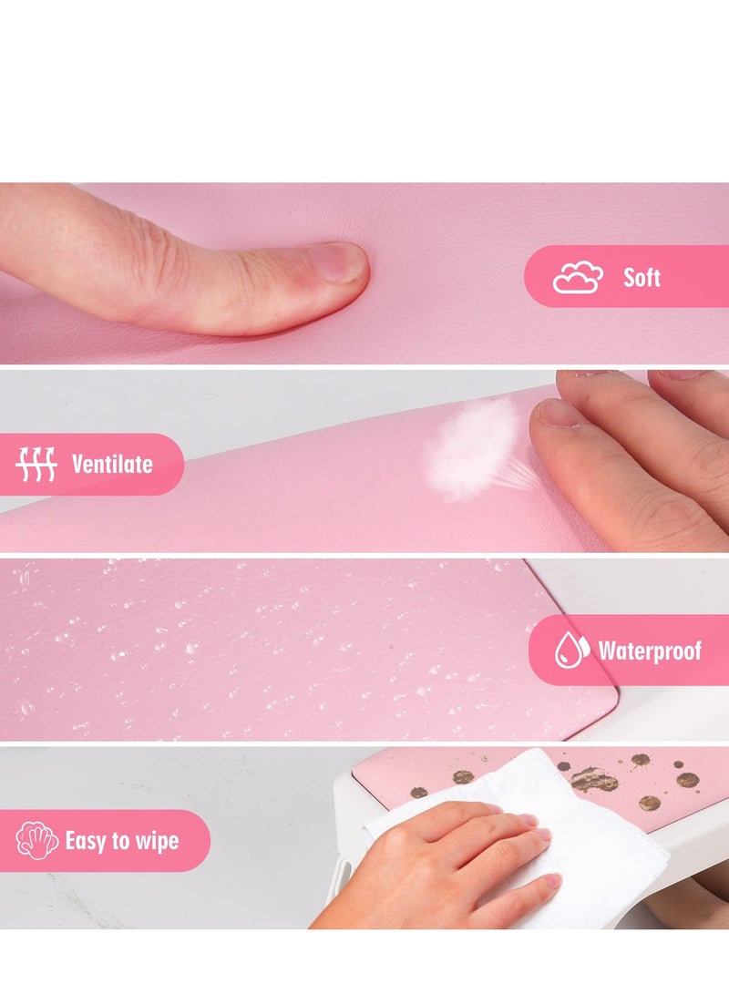 KASTWAVE UV LED Nail Lamp, Manicure Nail Cushion Nail Dryer with Arm Rest Pillow, for Professional Manicure Salon,Nails, Polish, Curing, Pedicure,Nail Arts Tools - Image 2