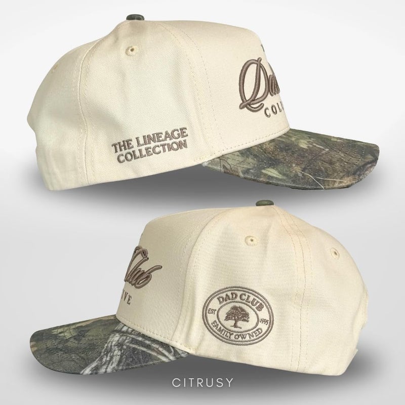 CITRUSY Vintage Mom & Dad Trucker Hats | Men & Women | Dad Hat Mama Hats for Boys | Kids Grandpa Boy Mom Girl Dad Hats | Country Western | Cotton | Snapback (Dad Club | Camo) - Image 3