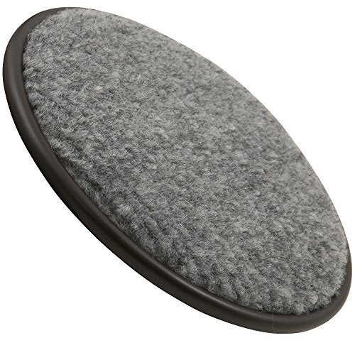SoftTouch 4291195N Furniture Caster Cups Round with Carpeted Bottom for Hard Floor Surfaces (4 Piece), 4 Inch, Gray - Image 4