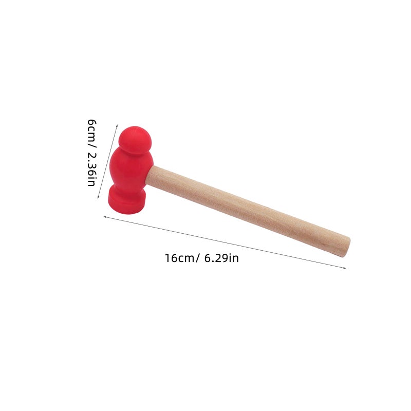 4pcs Hammer Toys Children Pretend Play Hammer Toys Pounding Hammers Toys - Image 2