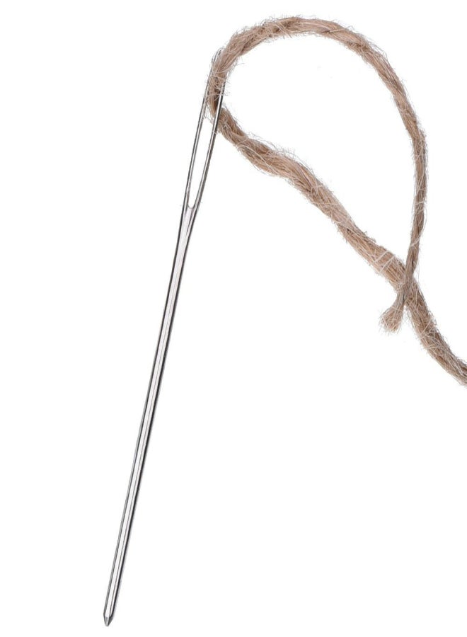 9Pcs Stainless Steel Sewing Needle Big Eye Cross Stitch Blunt Large Hole Knitting Embroidery Tool Needlework Yarn in 3 Sizes Bottle Accessories - Image 5