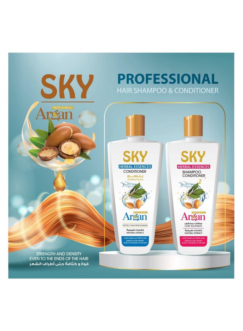 SKY Herbal Essences Shampoo With Argan Oil - 900ml - Image 2