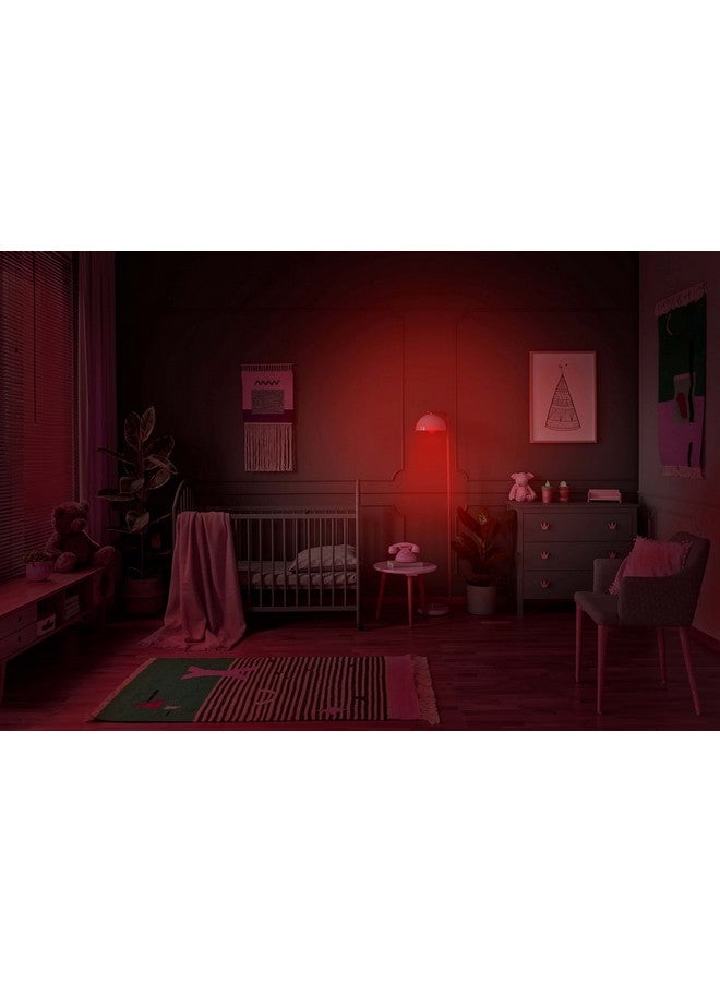 Hooga Sleep Light Bulb - Blue Light Blocking Red Night Light, 625nm for Healthy Sleep - Baby Nursery, 7W LED, 45W Replacement Single - Image 3