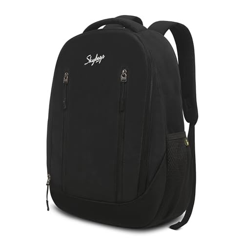 Skybags Forge 16 Liters Laptop Backpack for Men & Women With Multiple Compartments, Side Zippered Pocket & Mesh Bottle Holder (Black) - Image 3