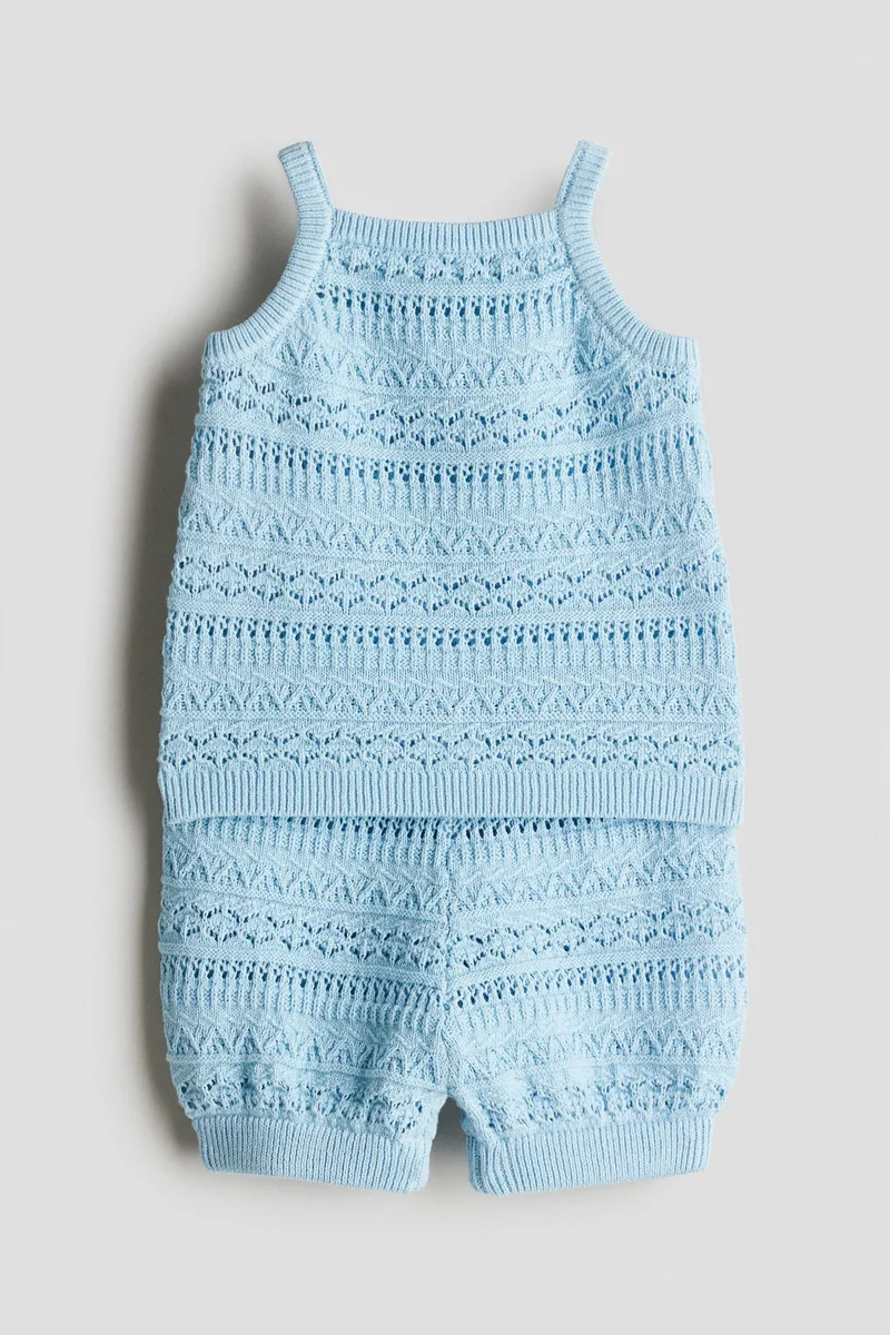 اتش اند ام طقم محبوك - قطعتين