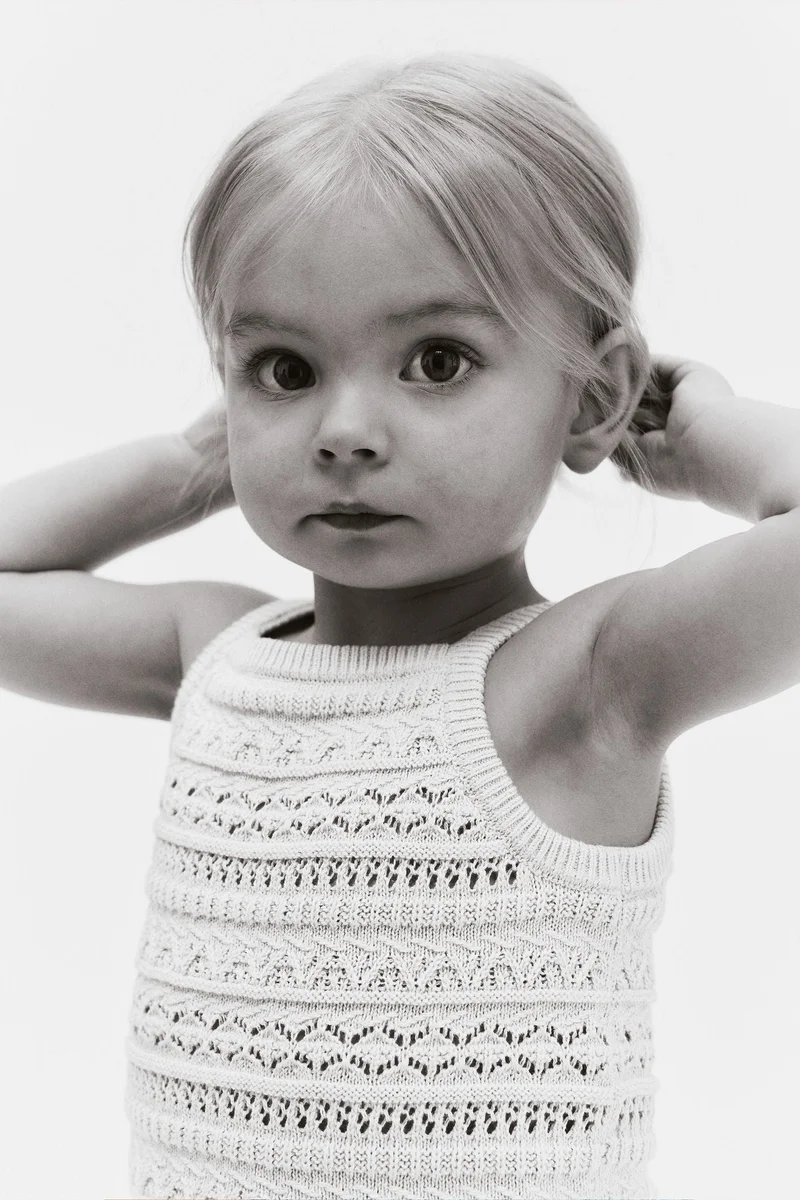 H&M 2-piece pattern-knit set