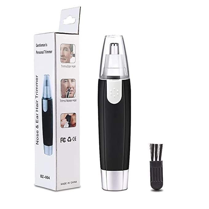 Eloxee 3 in 1 Electric Nose & Ear Hair Trimmer for Men & Women | Dual-edge Blades |Painless Nose and Ear Hair Remover Trimmer Eyebrow Flawless Electronic (Black) - Image 2