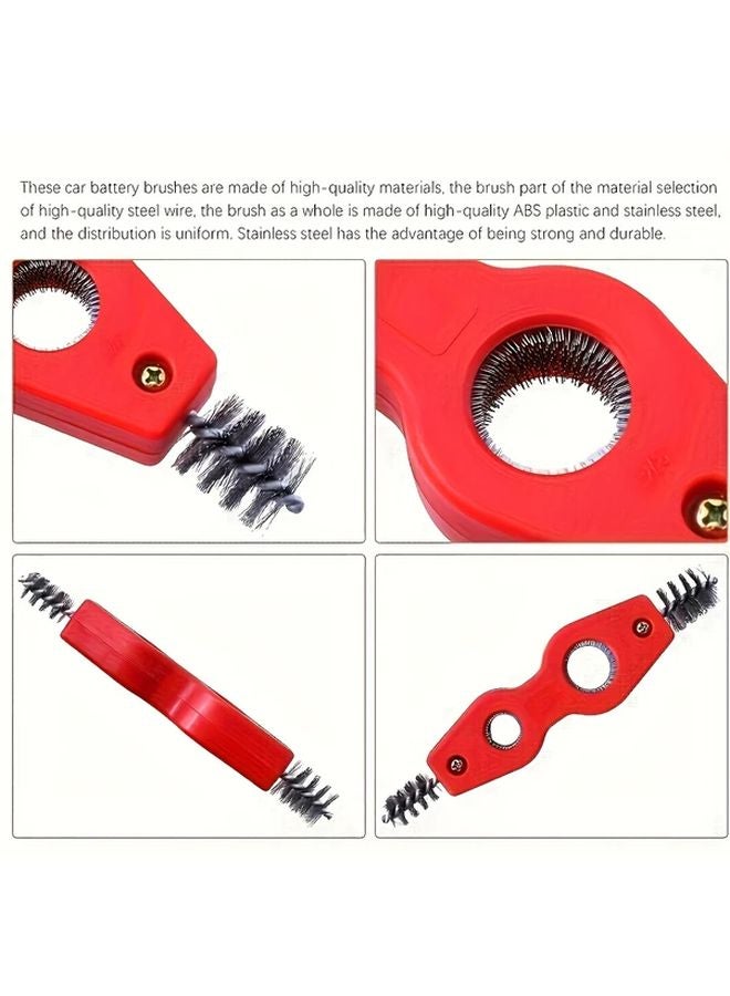 2pcs Heavy Duty Double Head Pipe Brush Steel Wire Deburring Rust Removal Cleaning - Image 4