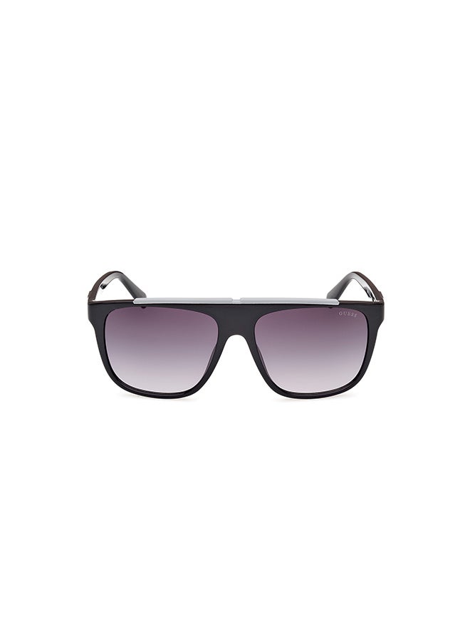 GUESS - نظارة شمسية مربعة للحماية من الأشعة فوق البنفسجية للرجال - GU0012301B58 - مقاس العدسة: 58 ملم - Image 1