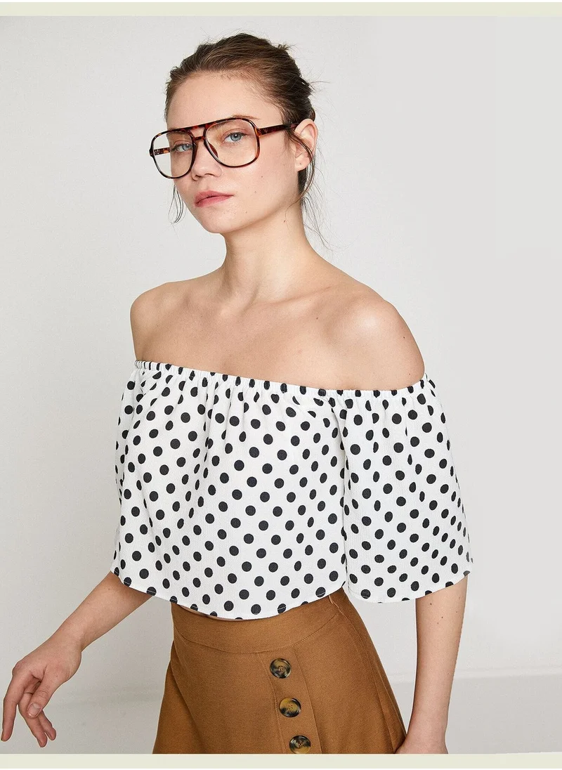 KOTON Polka Dot Blouse