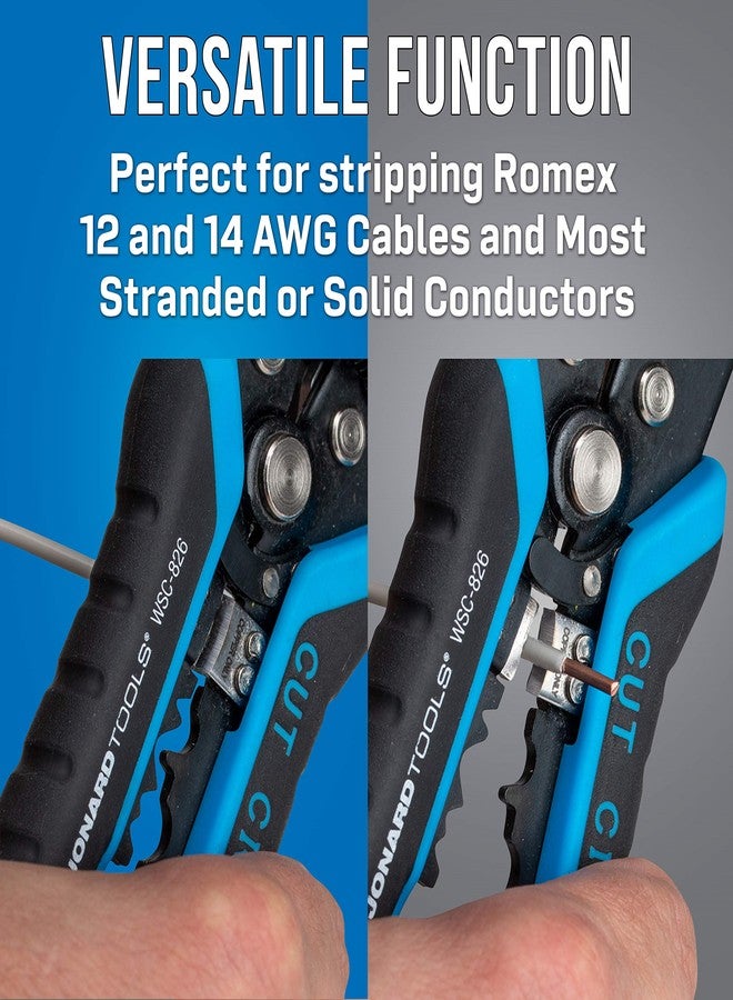 جونارد تولز أداة تجريد الأسلاك WSC-826 القابلة للتعديل من جونارد تولز، مقاس 8 - 26 AWG - Image 3