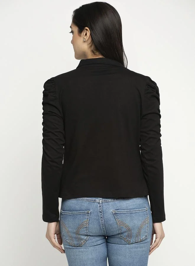 Styli Women Lapel Collar Tailored Jacket By Door74