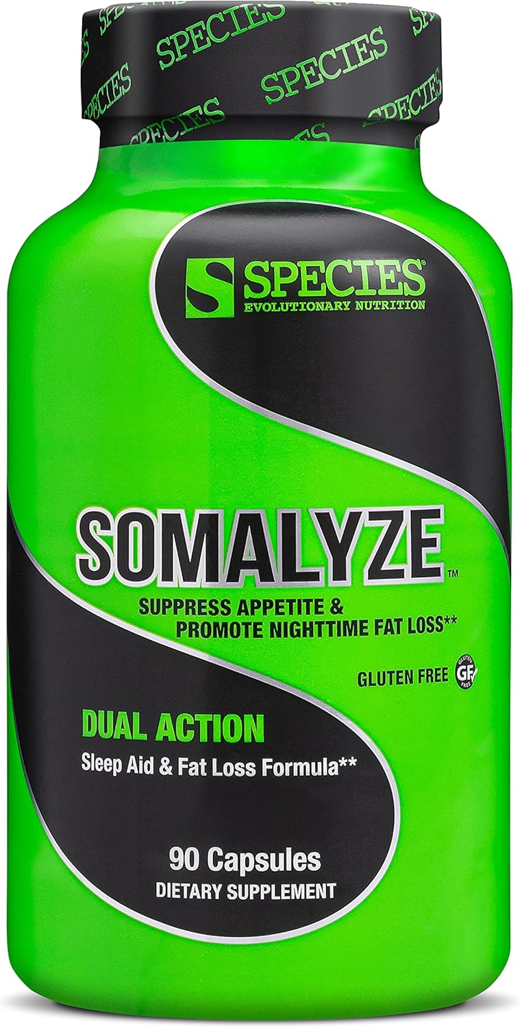 Species Nutrition Somalyze Stimulant Free Appetite Suppressant with GABA and Melatonin Gluten Free Caps 90 Capsules - Image 1