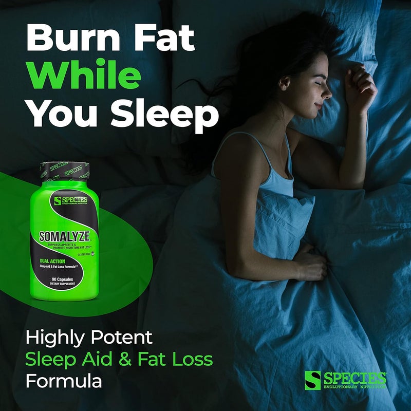 Species Nutrition Somalyze Stimulant Free Appetite Suppressant with GABA and Melatonin Gluten Free Caps 90 Capsules - Image 2