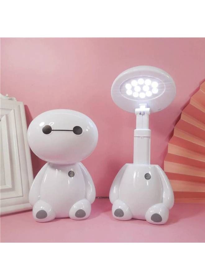 fashionhome 1-Piece Cartoon Bear Shape Table Lamp Rechargeable Touch Switch Desk Lamp LED White Light Lamp 23x9.5x7 cm  - Image 1