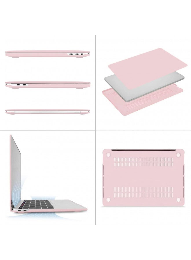 Mosiso MOSISO Compatible with MacBook Pro 13 inch Case M2 2024, 2023, 2022-2016 A2338 M1 A2251 A2289 A2159 A1989 A1708 A1706, Plastic Hard Case&Keyboard Skin&Webcam Cover for MacBook Pro 13.3, Rose Quartz - Image 4