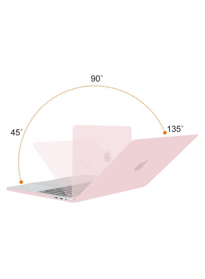 Mosiso MOSISO Compatible with MacBook Pro 13 inch Case M2 2024, 2023, 2022-2016 A2338 M1 A2251 A2289 A2159 A1989 A1708 A1706, Plastic Hard Case&Keyboard Skin&Webcam Cover for MacBook Pro 13.3, Rose Quartz - Image 3
