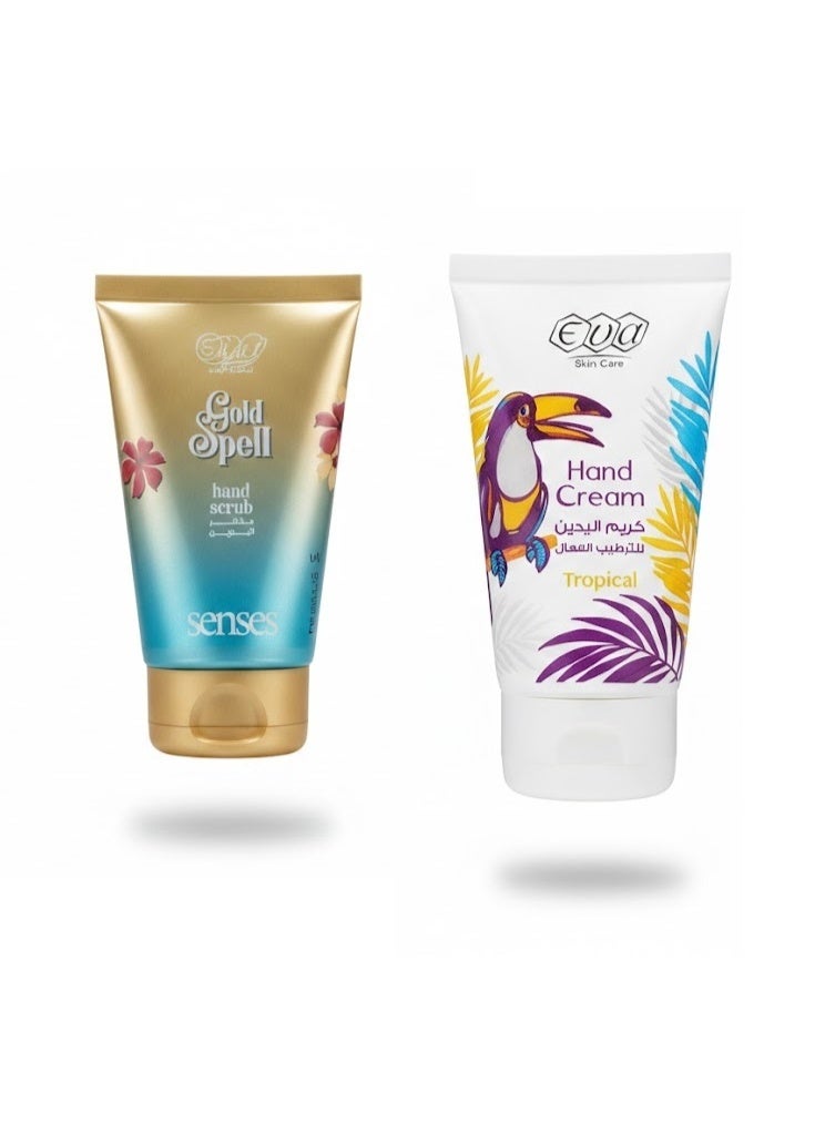 إيفا كريم اليدين بخلاصة الأعشاب ومقشر يدين سبيل جولد - Image 1
