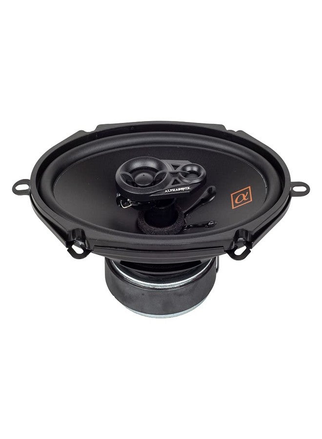 Alphasonik 1 Pair of NS683 Neuron Series 6x8/5x7 (360 Watts Max for The Pair) 180 Watts Max Per Speaker 3-Way Full-Range Car Audio Speaker with PEI Dome Tweeter Polypropylene Cone - Image 4