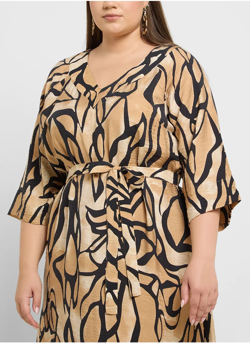 Vero Moda Curve Front Straps Knitted Dress