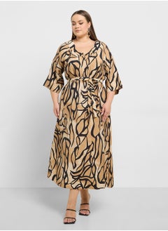 Vero Moda Curve Front Straps Knitted Dress  - Image 1