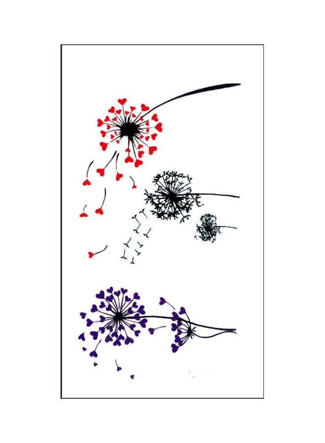 NIBEMINENT Waterproof Fashionable Temporary Tattoo Sticker Multicolour - Image 1