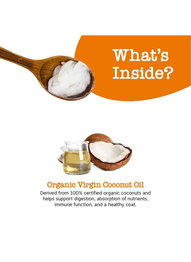 Zesty Paws Coconut Oil For Dogs  Certified Organic & Virgin Superfood Supplement  Digestive & Immune Support  16 Oz  - Image 3