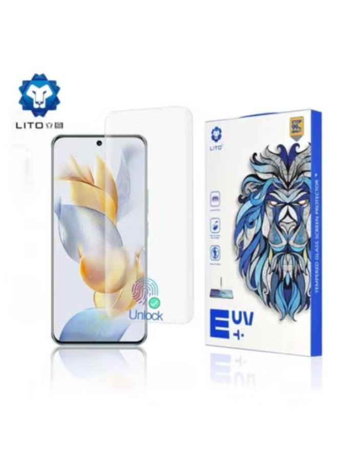 واقي شاشة سائل مقاوم للأشعة فوق البنفسجية متوافق مع هاتف Honor Magic 6 Pro، مقاوم للغاية (جودة عالية، يدعم بصمة الإصبع. يتطلب التركيب فنيًا متخصصًا). مقاوم للخدوش والفقاعات. - Image 3