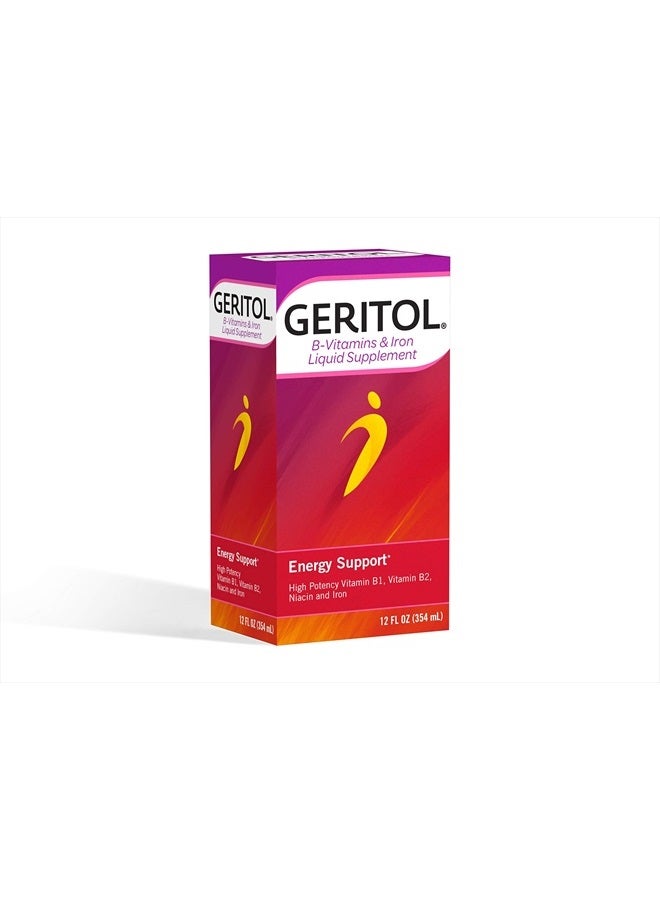 Geritol B-Vitamins and Iron Liquid Supplement, 12-Ounce, 2 Count - Image 2