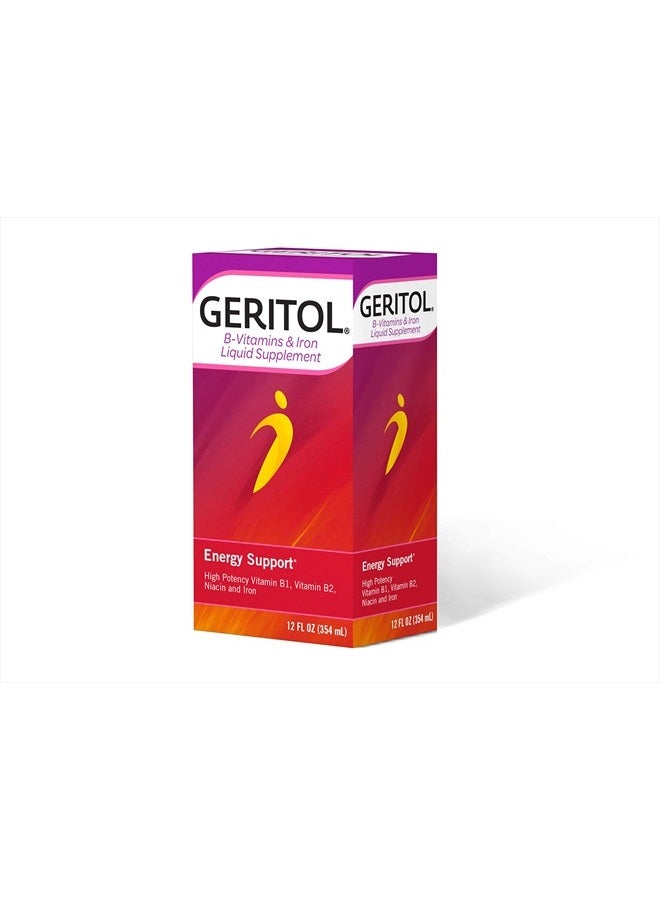 Geritol B-Vitamins and Iron Liquid Supplement, 12-Ounce, 2 Count - Image 4