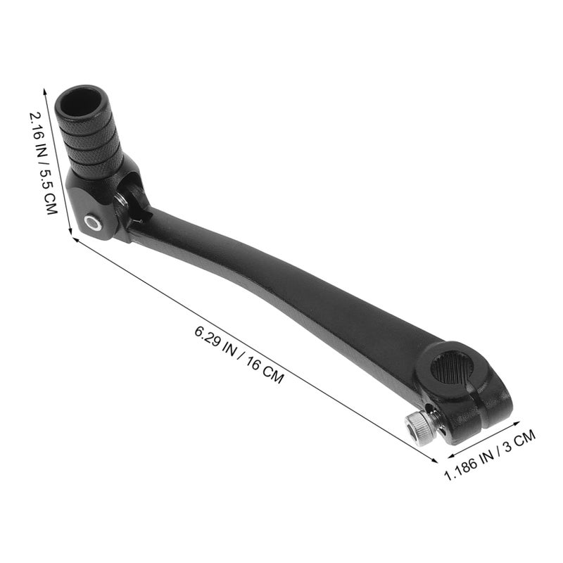 Black Aluminum Alloy Motorcycle Gear Shift Lever Dirt Bike Shifter Pedal Cover - Image 2