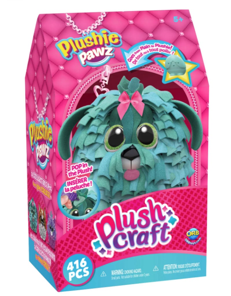 The Orb Factory PlushCraft Plushie Pawz Shaggy Pup - Image 3