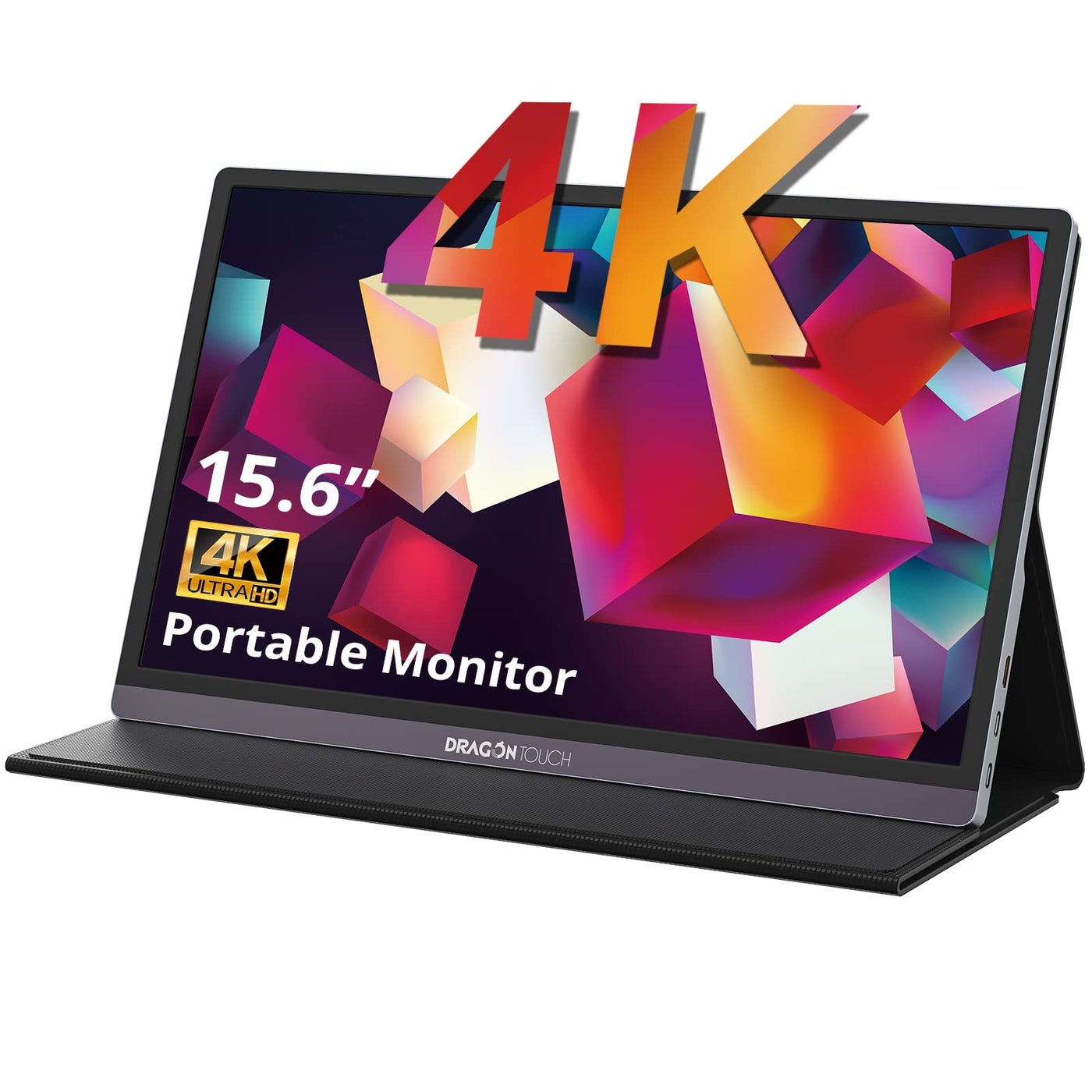 Dragon Touch 4K Portable 156 Inch IPS HDR Gaming Monitor 100 sRGB FreeSync with Speakers VESA Compatible for Xbox PS4 Nintendo Switch Laptop PC Phone Mac Surface Not Touchscreen