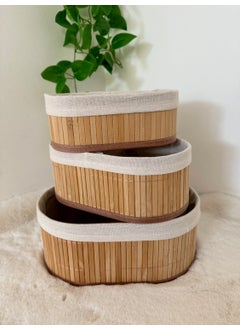 Set of 3 Oval Bamboo Organizer Organizer Basket - pzsku/Z08B947686C16E47BBC2EZ/45/_/1741292966/80035ee1-f5d1-4655-b420-caa28867c157