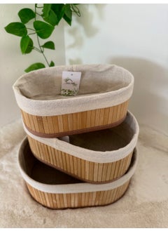 Set of 3 Oval Bamboo Organizer Organizer Basket - pzsku/Z08B947686C16E47BBC2EZ/45/_/1741293162/666f537d-339a-4b2d-95ee-b5f667be71af