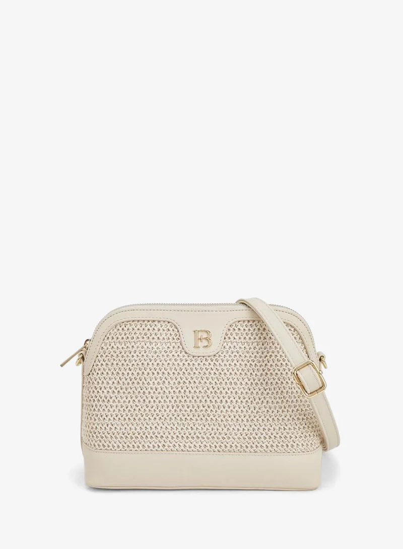Flora Bella Raffiya Textured Crossbody Bag