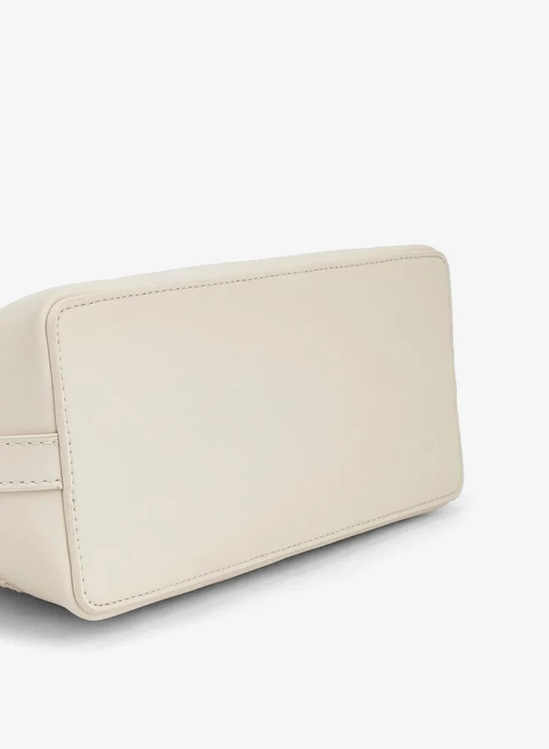 Flora Bella By Shoexpress BEIGE Flora Bella Raffiya Textured Crossbody Bag for Women | Best Price UAE