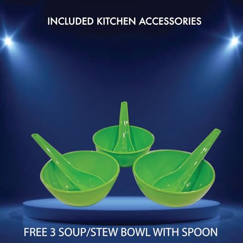 6th Planet Nonstick Appam Pan with Lid 23 cm | Appachatti for Kerala Appam | Deep Curved Appam Maker | Gas Stove Compatible | Stainless Steel Lid - Image 4