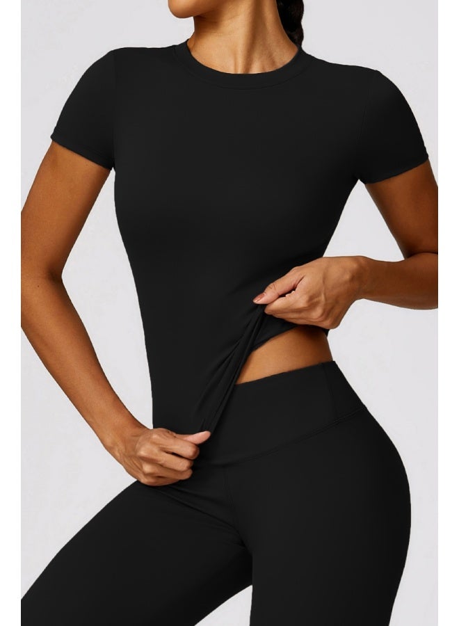 KAWN.YOGA KAWN YOGA Womens Short Sleeves Shirt - Image 4