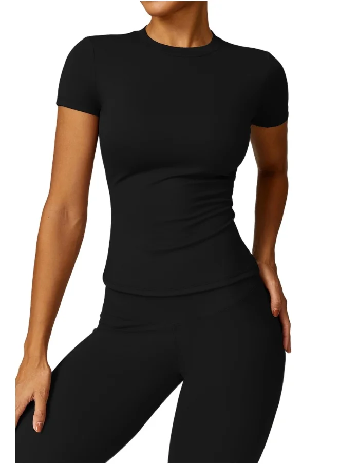 KAWN.YOGA KAWN YOGA Womens Short Sleeves Shirt